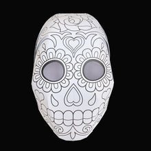 Load image into Gallery viewer, &#39;DAY OF THE DEAD&#39; Colour yourself mask twin-pack.