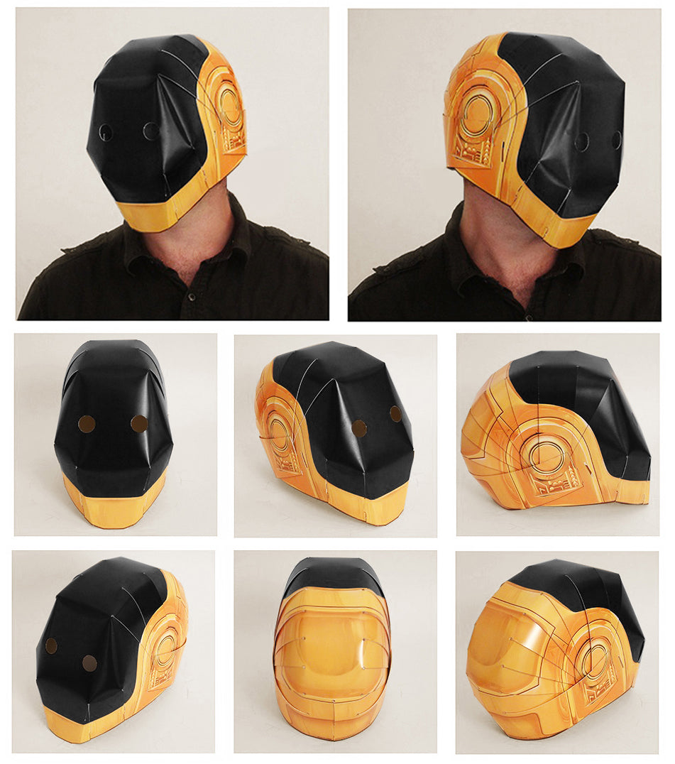 daft punk helmet motorcycle Guy-Manuel Chrome Worthy to be purchased Daft Punk Helmet Thomas
