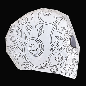 'DAY OF THE DEAD' Colour yourself mask twin-pack.