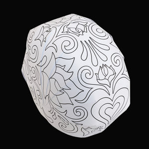 'DAY OF THE DEAD' Colour yourself mask twin-pack.