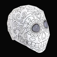 Load image into Gallery viewer, &#39;DAY OF THE DEAD&#39; Colour yourself mask twin-pack.
