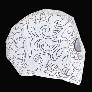 'DAY OF THE DEAD' Colour yourself mask twin-pack.
